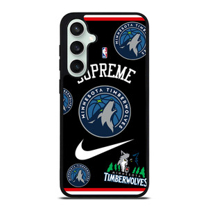 MINNESOTA TIMBERWOLVES NBA X SUPREME NIKE Samsung Galaxy S23 FE Case Cover