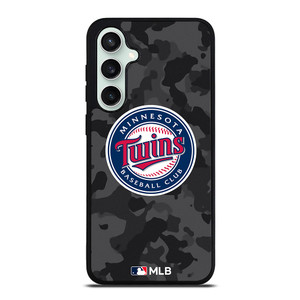 MINNESOTA TWINS BASEBALL BLACK CAMO Samsung Galaxy S23 FE Case Cover
