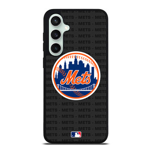 NEW YORK METS BASEBALL BLACK Samsung Galaxy S23 FE Case Cover