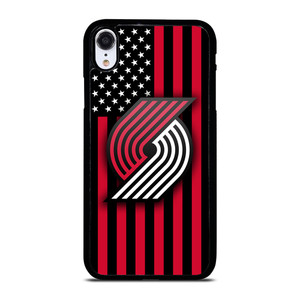 PORTLAND TRAIL BLAZERS NBA USA FLAG iPhone XR Case Cover PORTLAND TRAIL BLAZERS NBA USA FLAG iPhone XR Case Cover