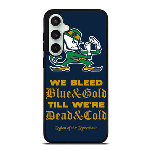 NOTRE DAME BLEED BLUE AND GOLD Samsung Galaxy S23 FE Case Cover
