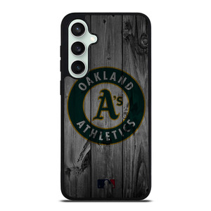 OAKLAND ATHLETICS BASEBALL MLB WOOD LOGO Samsung Galaxy S23 FE Case Cover