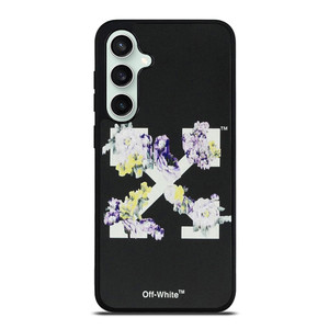 OFF WHITE FLORAL LOGO Samsung Galaxy S23 FE Case Cover