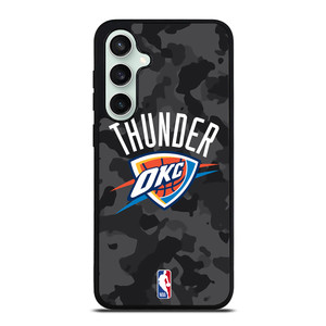 OKLAHOMA CITY THUNDER BLACK CAMO Samsung Galaxy S23 FE Case Cover