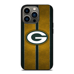 GREEN BAY PACKERS NFL METAL STRIPE iPhone 13 Pro Case Cover GREEN BAY PACKERS NFL METAL STRIPE iPhone 13 Pro Case Cover