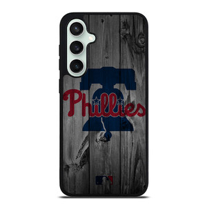 PHILADELPHIA PHILLIES BASEBALL MLB WOOD LOGO Samsung Galaxy S23 FE Case Cover