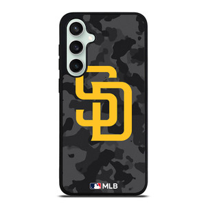 SAN DIEGO PADRES BASEBALL BLACK CAMO Samsung Galaxy S23 FE Case Cover SAN DIEGO PADRES BASEBALL BLACK CAMO Samsung Galaxy S23 FE Case Cover