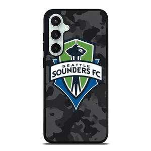SEATTLE SOUNDERS FC MLS BLACK CAMO Samsung Galaxy S23 FE Case Cover
