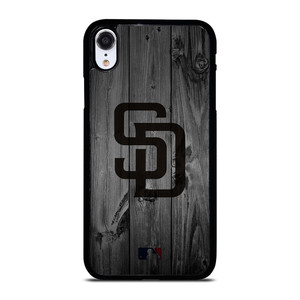 SAN DIEGO PADRES BASEBALL MLB WOOD LOGO iPhone XR Case Cover SAN DIEGO PADRES BASEBALL MLB WOOD LOGO iPhone XR Case Cover