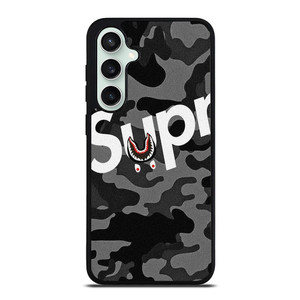 SUPREME BAPE SHARK Samsung Galaxy S23 FE Case Cover SUPREME BAPE SHARK Samsung Galaxy S23 FE Case Cover