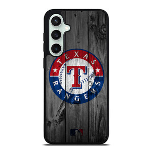 TEXAS RANGERS BASEBALL MLB WOOD LOGO Samsung Galaxy S23 FE Case Cover