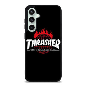THRASHER HUF WORLDWIDE LOGO Samsung Galaxy S23 FE Case Cover THRASHER HUF WORLDWIDE LOGO Samsung Galaxy S23 FE Case Cover