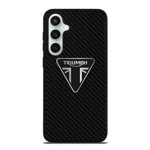 TRIUMPH MOTORCYCLES CARBON FIBER Samsung Galaxy S23 FE Case Cover TRIUMPH MOTORCYCLES CARBON FIBER Samsung Galaxy S23 FE Case Cover