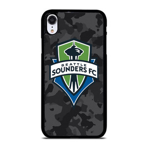 SEATTLE SOUNDERS FC MLS BLACK CAMO iPhone XR Case Cover