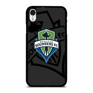 SEATTLE SOUNDERS FC MLS BLACK iPhone XR Case Cover
