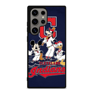 CLEVELAND INDIANS BASEBALL DISNEY MICKEY DONALD GOOFY Samsung Galaxy S24 Ultra Case Cover CLEVELAND INDIANS BASEBALL DISNEY MICKEY DONALD GOOFY Samsung Galaxy S24 Ultra Case Cover