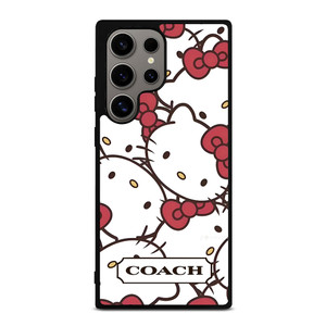 COACH NEW YORK HELLO KITTY FACE COLLAGE Samsung Galaxy S24 Ultra Case Cover