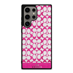 COACH NEW YORK LOGO PATTERN PINK EMBLEM Samsung Galaxy S24 Ultra Case Cover COACH NEW YORK LOGO PATTERN PINK EMBLEM Samsung Galaxy S24 Ultra Case Cover