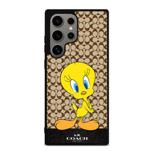 COACH NEW YORK LOGO TWEETY BIRD Samsung Galaxy S24 Ultra Case Cover COACH NEW YORK LOGO TWEETY BIRD Samsung Galaxy S24 Ultra Case Cover