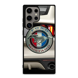 FORD MUSTANG CAR LOGO WHITE Samsung Galaxy S24 Ultra Case Cover