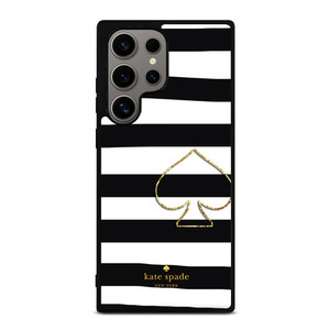 KATE SPADE NEW YORK BLACK STRIPES Samsung Galaxy S24 Ultra Case Cover