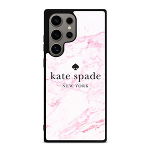 KATE SPADE NEW YORK LOGO PINK MARBLES Samsung Galaxy S24 Ultra Case Cover
