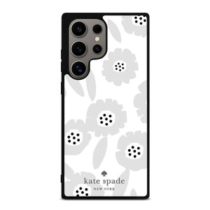 KATE SPADE NEW YORK LOGO WHITE FLOWER Samsung Galaxy S24 Ultra Case Cover
