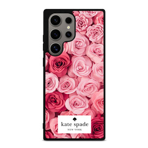KATE SPADE NEW YORK ROSE PINK RED Samsung Galaxy S24 Ultra Case Cover