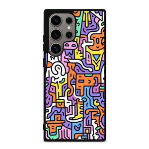KEITH HARING ART COLORFUL STYLE Samsung Galaxy S24 Ultra Case Cover
