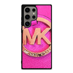 MICHAEL KORS MK LOGO PINK GOLD EMBLEM Samsung Galaxy S24 Ultra Case Cover