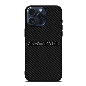 AMG MERCEDES BENZ LOGO CARBON iPhone 15 Pro Max Case Cover