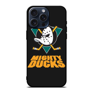ANAHEIM DUCKS HOCKEY LOGO MIGHTY DUCKS iPhone 15 Pro Max Case Cover