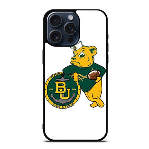 BAYLOR BEARS LOGO BASKETBALL UNIVERSITY TEAM ICON iPhone 15 Pro Max Case Cover