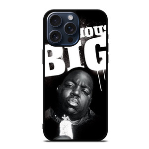 BIGGIE SMALL THE NOTORIOUS BIG RAPPER iPhone 15 Pro Max Case Cover
