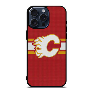 CALGARY FLAMES HOCKEY TEAM LOGO iPhone 15 Pro Max Case Cover