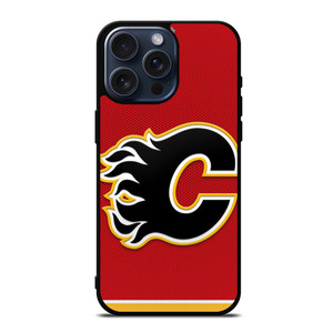 CALGARY FLAMES NHL HOCKEY TEAM LOGO iPhone 15 Pro Max Case Cover