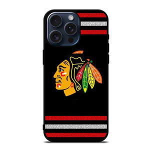 CHICAGO BLACKHAWKS HOCKEY TEAM LOGO ICON iPhone 15 Pro Max Case Cover