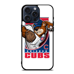 CHICAGO CUBS LOGO BASEBALL TEAM ICON iPhone 15 Pro Max Case Cover