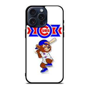 CHICAGO CUBS LOGO BASEBALL TEAM MASCOT iPhone 15 Pro Max Case Cover