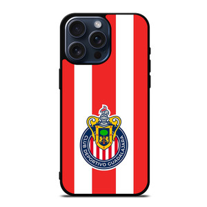 CLUB DEPORTIVO CHIVAS DE GUADALAJARA FOOTBALL LOGO iPhone 15 Pro Max Case Cover