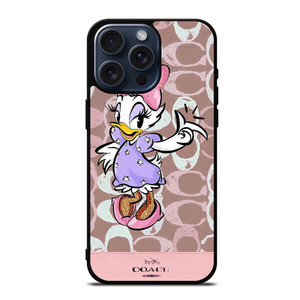 COACH NEW YORK DAISY DUCK DISNEY iPhone 15 Pro Max Case Cover