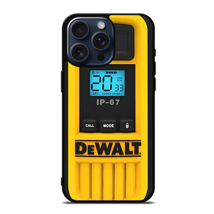 DEWALT TOOL LOGO HEAVY DUTY WALKIE TALKIE iPhone 15 Pro Max Case Cover