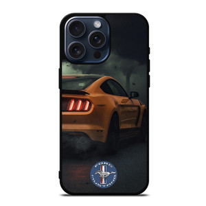 FORD MUSTANG CAR YELLOW iPhone 15 Pro Max Case Cover