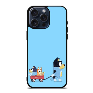 HEELERS FAMILY BLUEY CARTOON iPhone 15 Pro Max Case Cover