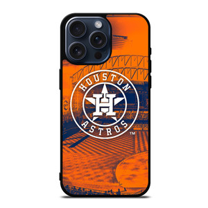 HOUSTON ASTROS ICON MLB BASEBALL TEAM LOGO iPhone 15 Pro Max Case Cover
