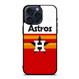 HOUSTON ASTROS LOGO MLB BASEBALL TEAM ICON iPhone 15 Pro Max Case Cover