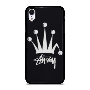 STUSSY FUZZY REGAL CROWN iPhone XR Case Cover STUSSY FUZZY REGAL CROWN iPhone XR Case Cover