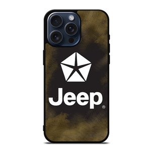 JEEP LOGO OFF ROAD CAR ICON iPhone 15 Pro Max Case Cover