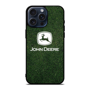 JOHN DEERE LOGO GREEN GRASS ICON iPhone 15 Pro Max Case Cover