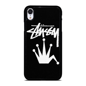 STUSSY PARIS BENT CROWN iPhone XR Case Cover